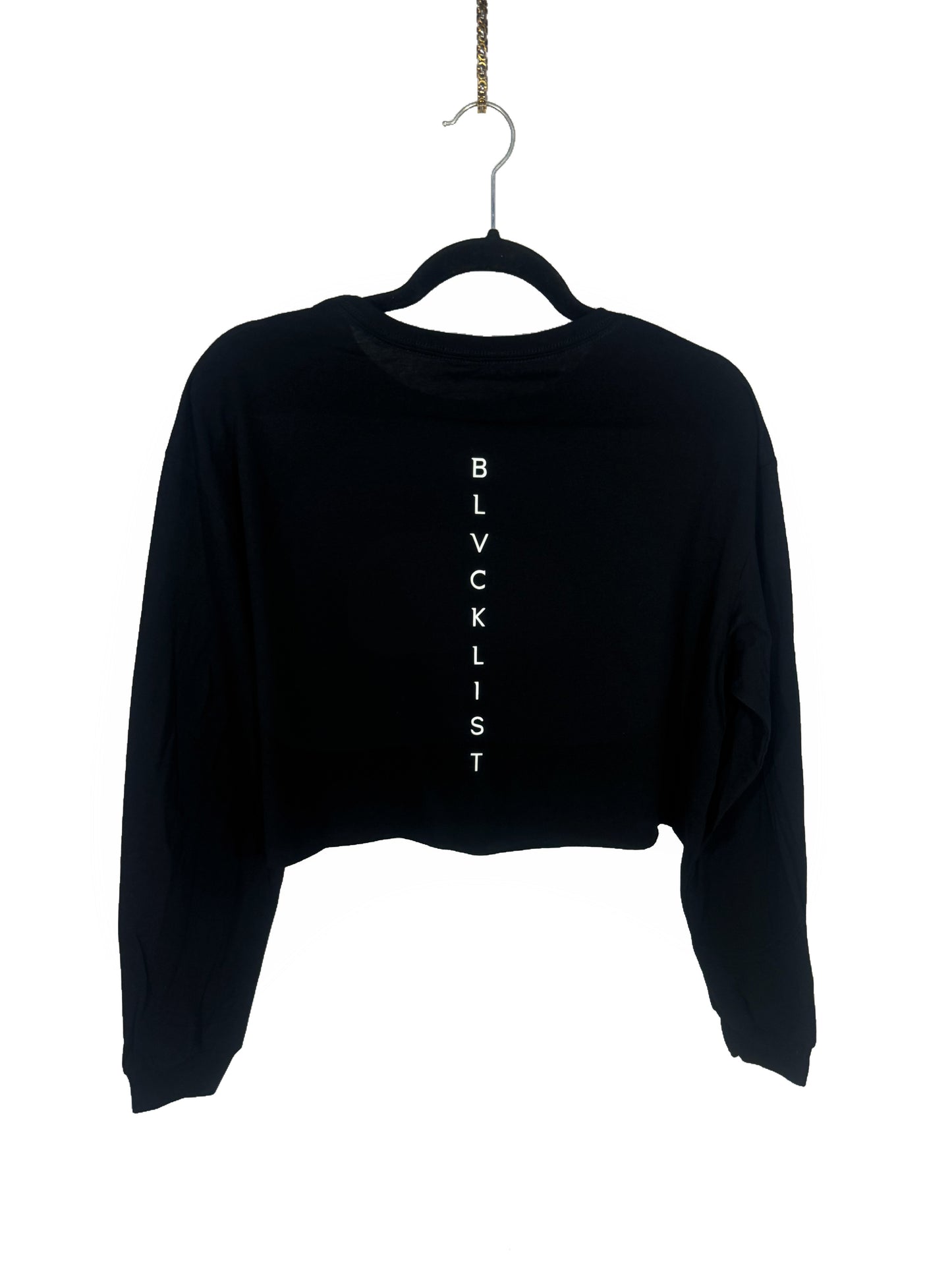 Blvcklist Society Long Sleeve Crop