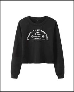 Feel The Music Cropped* Crew Neck
